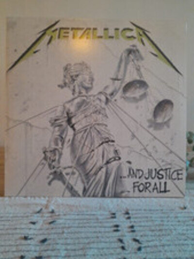 Metallica and Justice for All Vinyl Record Double LP