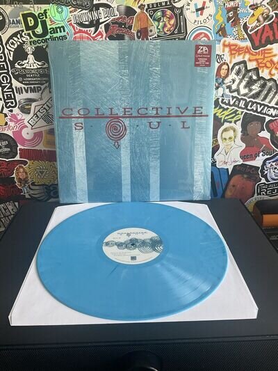 COLLECTIVE SOUL Self Titled VG++ TURQUOISE MARBLE VINYL/1000 W/HYPE STICKER