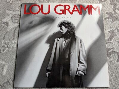 Lou Gramm - Ready Or Not LP vinyl First Pressing + inner sleeve 781728-1