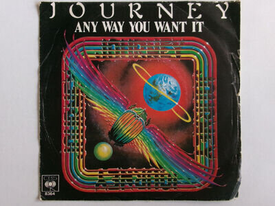 JOURNEY ANY WAY YOU WANT IT DO YOU RECALL CBS 8558 POP ROCK PROMO