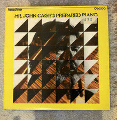 John Tilbury ‘Mr John Cage’s Prepared Piano’ Decca LP 1975