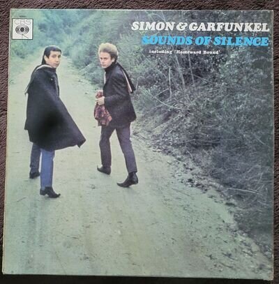 SIMON & GARFUNKEL - SOUNDS OF SILENCE. 1966 UK FOLK ROCK 12" L.P.