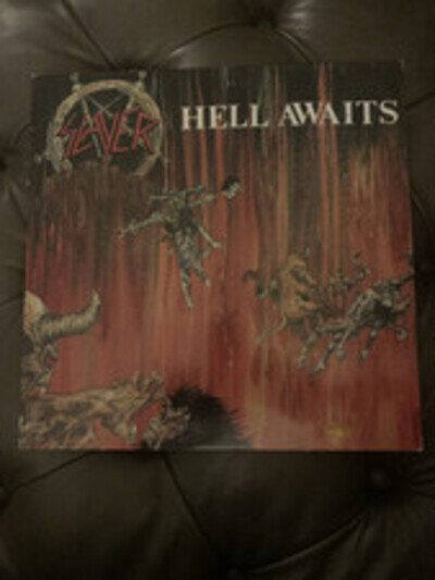 Slayer Hell Awaits LP 1985 Roadrunner First Press RR 9795