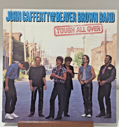 JOHN CAFFERTY AND THE BEAVER BROWN BAND TOUGH ALL OVER 12" VINYL SCT 26450 1985