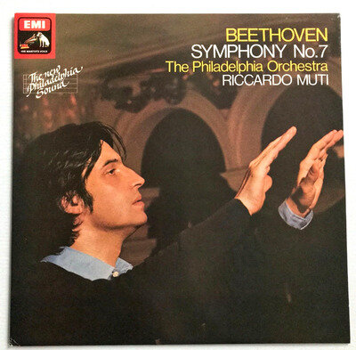 ASD 3646 Riccardo Muti Beethoven Symphony 7 Philadelphia Orchestra EMI HMV LP NM