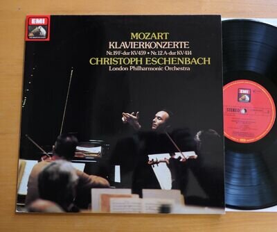 ASD 3917 Mozart Piano Concerto no. 19 & 12 Christoph Eschenbach NEAR MINT EMI