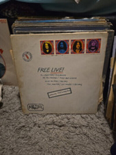 Free - Live - vinyl LP - Island Records - READ DESCRIPTION