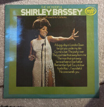 Shirley Bassey The Wonderful Shirley Bassey (1973) Vinyl LP MFP50043