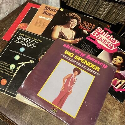 BULK BUY JOB LOT Shirley Bassey 6x 12” Vinyl Album Compilations. See Pics.