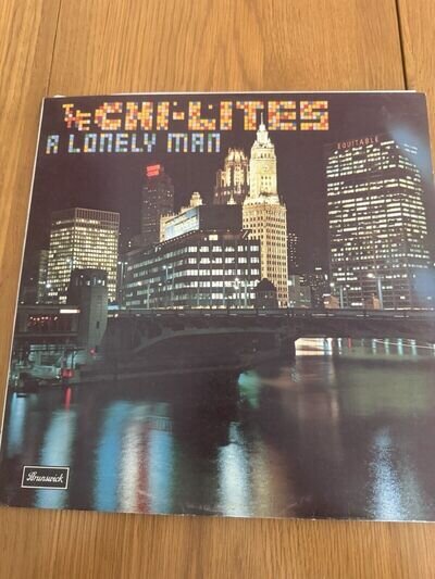 THE CHI-LITES a lonely man LP EX/VG, BRLS 3012, vinyl, album, soul, funk, 1975