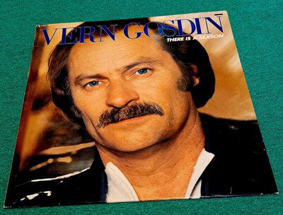 Vern Gosdin – There Is A Season Vinyl album. Feat. Roger McGuinn, Emmylou EX/NM