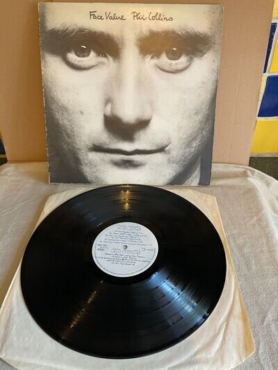 Phil Collins Face Value Vinyl 12" LP Record Gatefold 1981 Virgin VG+/VG+