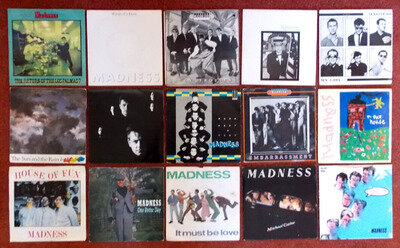 Madness 7" Singles (Collection of 15, All Listed) Stiff & Virgin Records