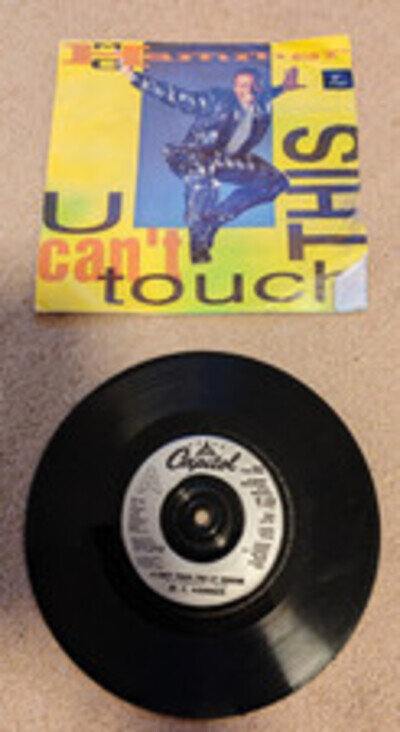 MC HAMMER - U Can't Touch this - 1990 Vinyl 7" 45