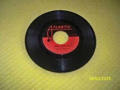 ARETHA FRANKLIN-BABY I LOVE YOU/GOING DOWN SLOW. Atlantic 45-2427