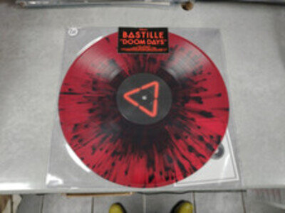 Bastille Doom Days LP vinyl Europe Virgin 2019 red/black splatter LP in NM