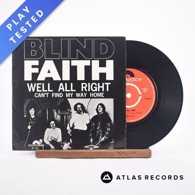 Blind Faith - Well All Right - Mono 7" Vinyl Record - VG+/NM