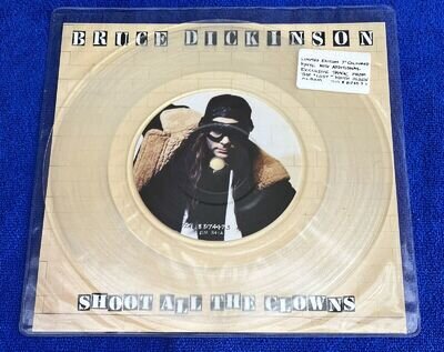 Bruce Dickinson – Shoot All The Clowns - 7" Clear Vinyl - Free Postage