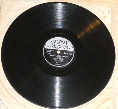 Chuck Berry - Sweet Little Sixteen / Reelin' & Rockin' - 1958 78RPM Shellac 10"