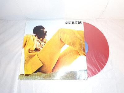 Curtis Mayfield - Curtis 12" Vinyl Lp (RED VINYL) 2004 Get Back GET98627 - G+/VG