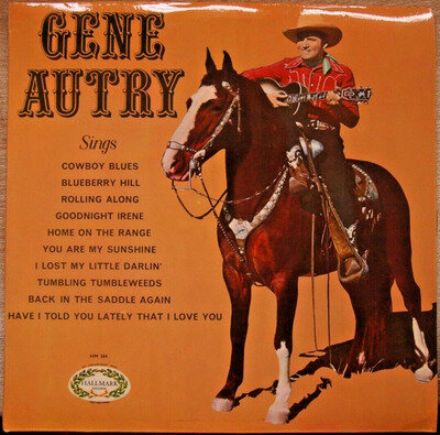 Gene Autry Sings LP 12" 33rpm