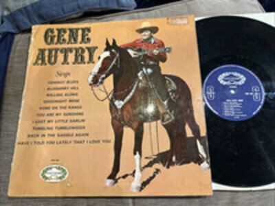 GENE AUTRY - Sings 12” Vinyl Album LP Record 1968 Hallmark SHM584 Vg