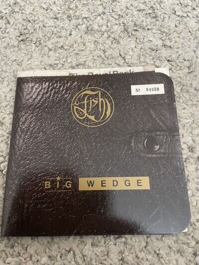 Fish (Marillion) - Big Wedge 7” Ltd Edition Black Vinyl Special Sleeve 1989 EMI