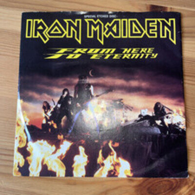 Iron Maiden-from here to eternity- 7” etched picture cover Vinyl EMS 240-limited