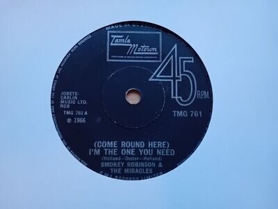 SMOKEY ROBINSON - COME ROUND HERE I'M THE ONE YOU NEED - UK TAMLA - VG++