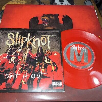 SLIPKNOT SPIT IT OUT 7" SINGLE FROM 2000 ON LIMITED EDITION RED VINYL