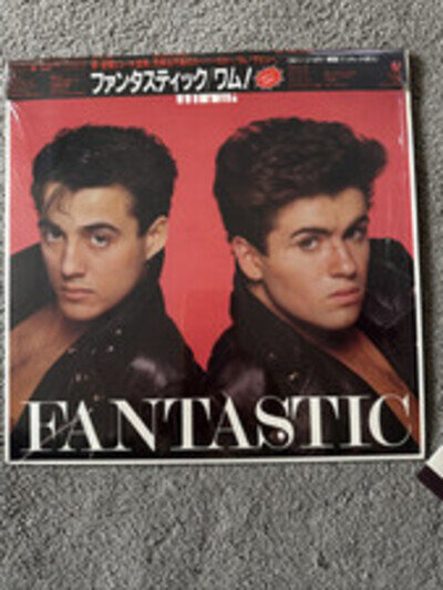 Wham! 25·3P-458 Fantastic W/Obi Insert JPN Vinyl LP S826 Still In Cling