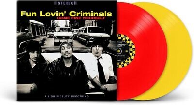 FUN LOVIN' CRIMINALS - COME FIND YOURSELF 2X YELLOW / RED VINYL LP REISSUE (NEW)