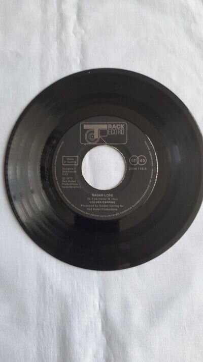 GOLDEN EARRING "RADAR LOVE" 1973 7" VINYL SINGLE IN A PLAIN SLEEVE HOLLAND PRESS