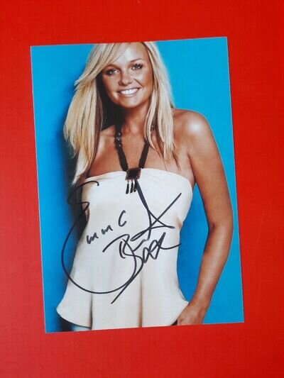 SPICE GIRLS, EMMA BUNTON, SPICE GIRLS, SIGNED AUTOGRAPHED PHOTO PRINT