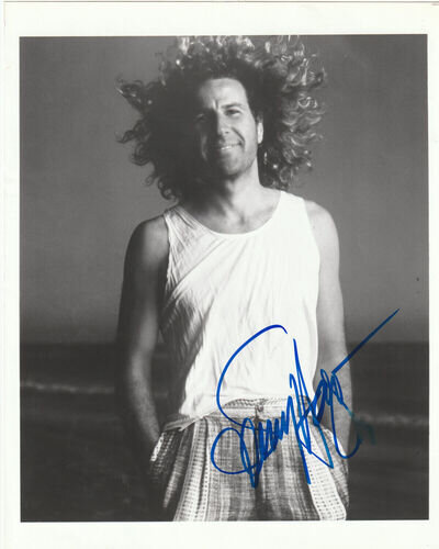 SAMMY HAGAR Autographed Signed 8x10 Black And White Promo Photo VAN HALEN