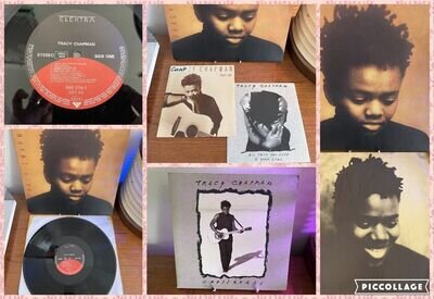 TRACY CHAPMAN TRACY CHAPMAN 1988 FIRST EU LP VINYL MATTE SLEEVE+ 7" SINGLES