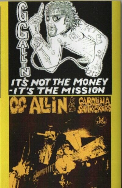 GG Allin - The Final Recording Session Tape Cassette TPOS 2020 Antiseen