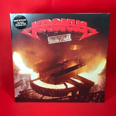 KROKUS Hardware - 2012 YELLOW vinyl LP Remastered 180 Gram NEW & SEALED