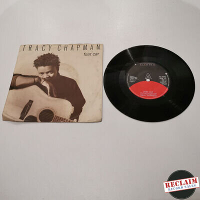 tracy chapman fast car 7" vinyl record very good condition