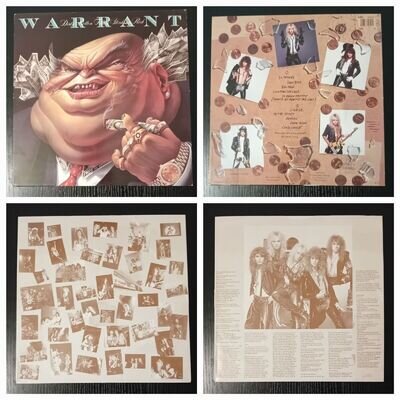 Warrant LP - Dirty Rotten Filthy Stinking Rich Dutch 1st Press 1989 - Near Mint