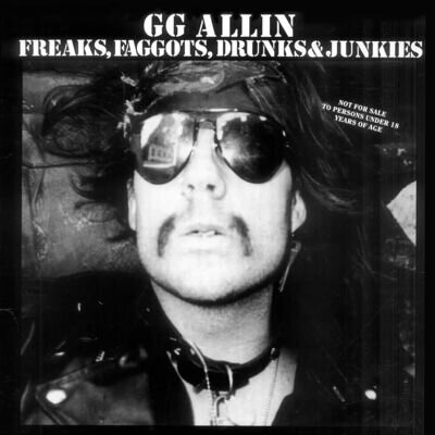 G.G. Allin Freaks, Faggots, Drunks and Junkies LP MVD Reissue on Coloured Vinyl