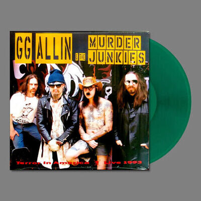 GG Allin & The Murder Junkies : Terror in America VINYL 12" Album Coloured