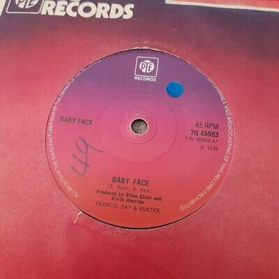 Baby Face - Baby Face UK 7" Single Soul Disco Funk Pye 1976