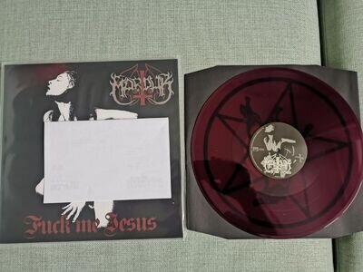 MARDUK F**K ME JESUS 12"MAGENTA VINYL NEW