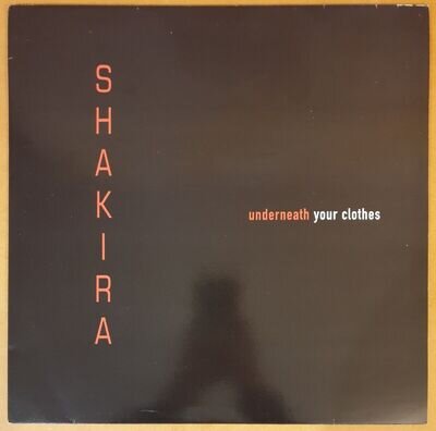 SHAKIRA - UNDERNEATH YOUR CLOTHES - ORIGINAL PROMOTIONAL 12" EP SINGLE - EX++