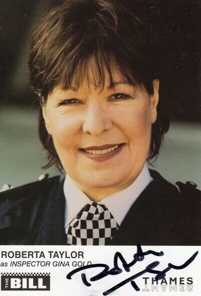 ROBERTA TAYLOR AUTOGRAPH, THE BILL, TV