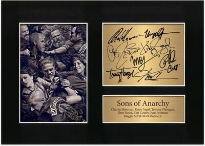 Sons of Anarchy Cast Signed Autograph A4 Printed