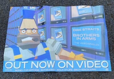 Dire Straits Poster Brothers In Arms The Video singles Vintage Polygram Video