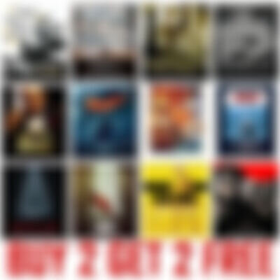 All Time Great Movie Posters Wall Art Classic Movie Modern Cinema A4 A3 A2