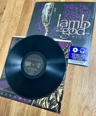 2006 LAMB OF GOD SACRAMENT VINYL LP Original First Pressing NM